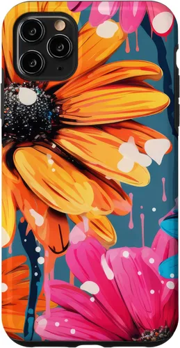 Vista 13 de Drip Gerbera Daisies Case for iPhone 17