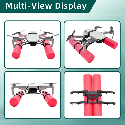 Vista 3 de AUTOKAY Tren de aterrizaje flotante Compatible con accesorios de dron DJI Mavic Mini, piezas de marco de flotabilidad