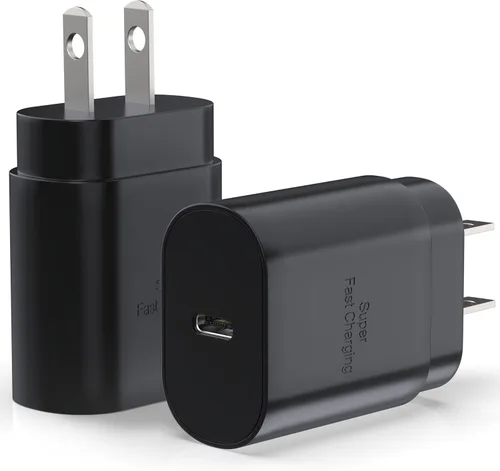 Vista 8 de Galaxy S25 S24 - Bloque de carga USB C de 25 W PD, cargador súper rápido, adaptador de enchufe de pared tipo C, carga rápida para Samsung Galaxy