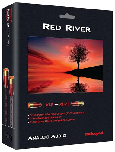 Vista 3 de AudioQuest Red River XLR - Cable de interconexión de audio (1.6 ft, par)