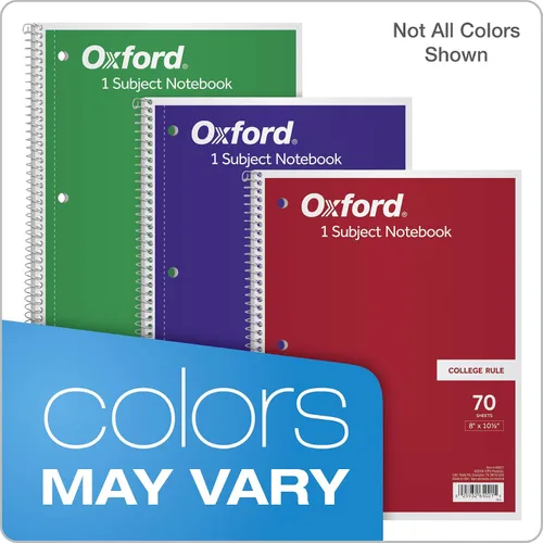 Vista 5 de Tops 1- Tema Espiral Portátil., Colores Variados