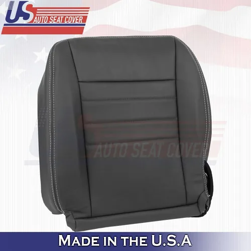 Vista 3 de U.S.AutoSeatCover 2013 2014 Compatible con Dodge Charger SXT Driver Passenger Bottom Fundas de asiento de cuero BLK