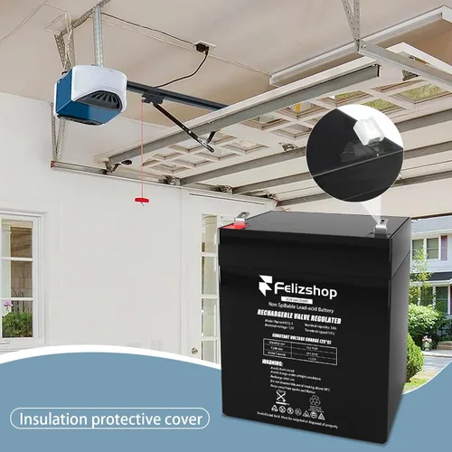 Vista 5 de HX12-5 (12V5Ah) 485LM Reemplazo de batería para abridores de puerta de garaje LiftMaster 8500, 8500W, 8550W, WLED, 8360, 8360W, VRLA AGM Batería
