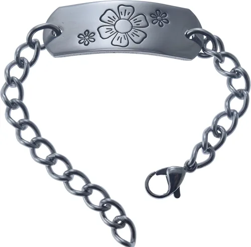 Vista 14 de Pulsera de identificación ajustable personalizada para niños y adultos Mariposa
