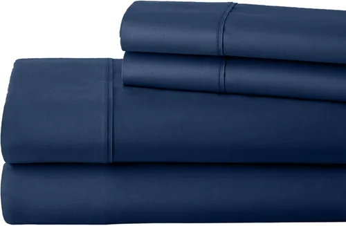 Vista 17 de Real 1000 Thread Count Twin Extra Long Size Sheets 100% Egyptian Cotton 4 PC Sheet Set, Luxurious Bedsheet Sets Soft Silky Sateen Weave, Breathable