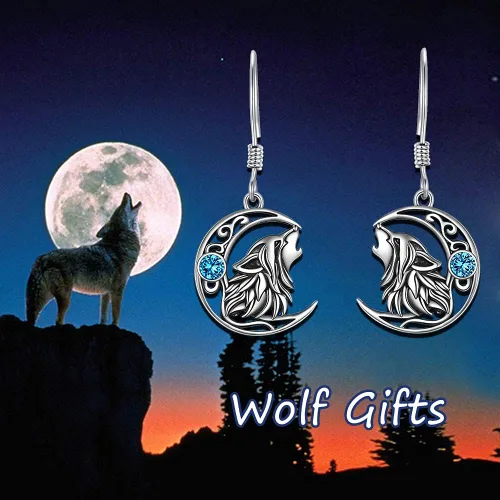 Vista 32 de POPKIMI Bonitos aretes colgantes de animales, joyería de animales, regalos de cumpleaños y Navidad para mujeres, aretes de ópalo de cristal de plata