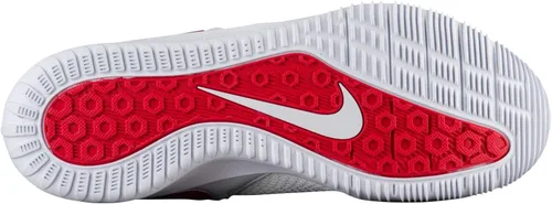 Vista 4 de Nike Mujeres Zoom Hyperace 2 Entrenadores con encaje zapatos para voleibol Rojo