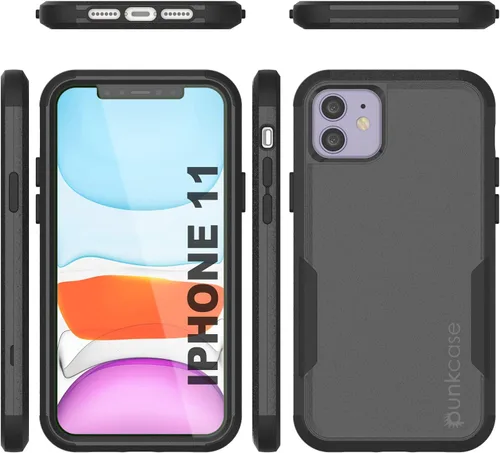 Vista 8 de Punkcase Funda para iPhone 11 con clip para cinturón [Serie Patrón] 4-1, resistente y protectora multicapa con soporte integrado para iPhone 11