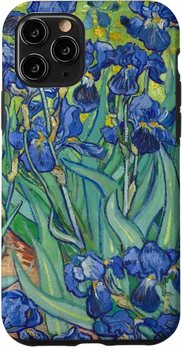 Vista 28 de Van Gogh Irises Modern Art Painting - Carcasa para iPhone 17