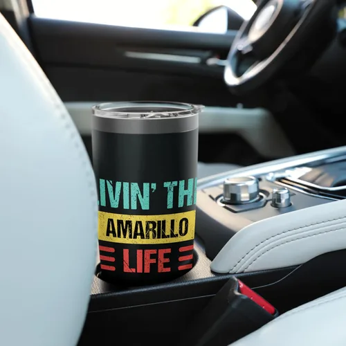 Vista 6 de Vaso aislado de acero inoxidable Amarillo