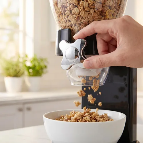 Vista 5 de Dispensador único Zevro de alimentos secos, Contemporáneo, Dispensador doble