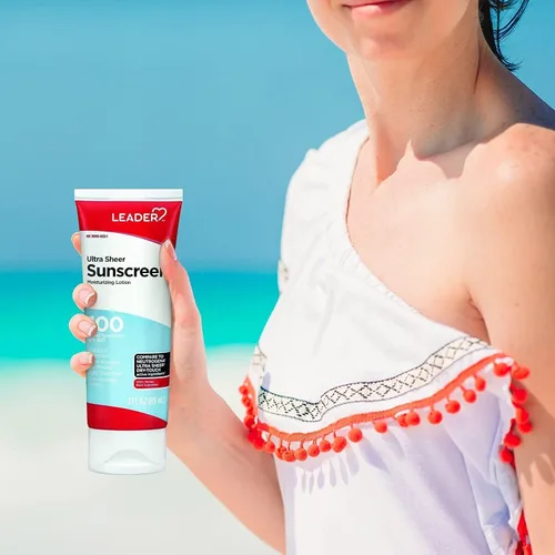 Vista 8 de LEADER Protector solar de viaje SPF 100+, loción ultra transparente, resistente al agua y no grasa con amplio espectro SPF 100+, 3 onzas líquidas