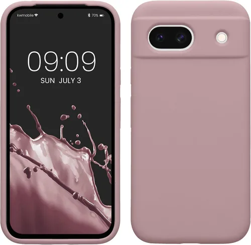 Vista 268 de kwmobile Funda Compatible con Google Pixel 6 Pro - Funda de Teléfono de Silicona TPU con Acabado Suave - Azul Caribe