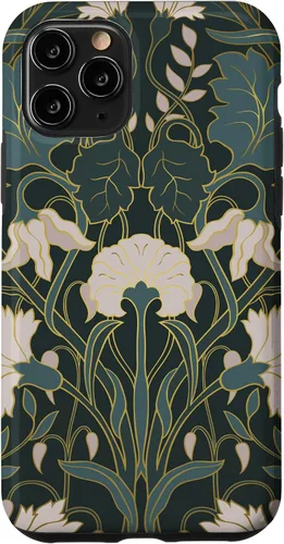 Vista 27 de iPhone 16 Art Nouveau Floral Pattern Case