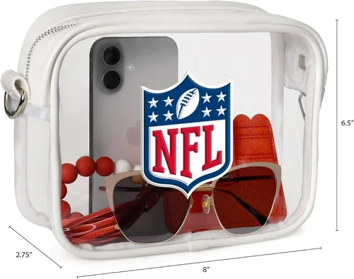 Vista 5 de Littlearth Detroit Lions NFL - Bolso transparente para fanáticos San Francisco 49Ers