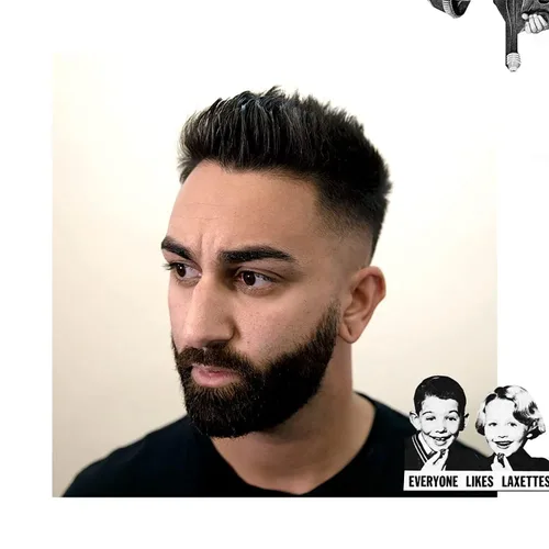 Vista 10 de Cepillo de pelo tupé Uppercut Deluxe con bolas pequeñas para hombre, Negro