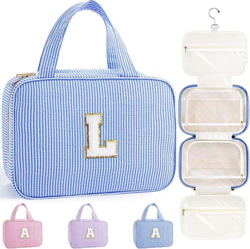 Vista 52 de TOPEAST Regalos de Navidad para Mujeres, Adolescentes y Niñas - Bolsa de Aseo Colgante de Viaje y Bolsa de Maquillaje, Bolsa de Aseo Personalizada