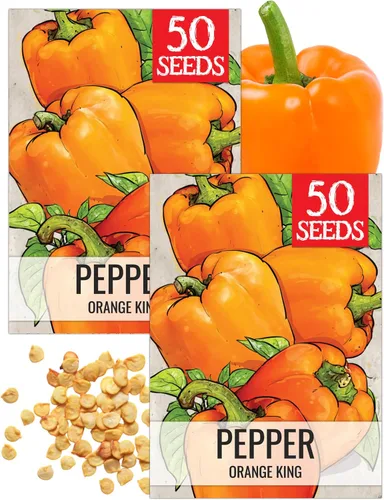 Vista 67 de Seed Needs - Semillas de pimiento arcoíris para plantar verduras, 1 paquete