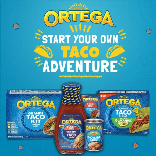 Vista 8 de Salsa picante para tacos Ortega Blazin’ Fire, 8 onzas