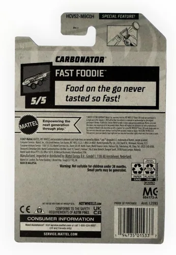 Vista 2 de Hot Wheels 2022 - Carbonator - Día de la Tierra - Fast Foodie 5/5-135/250