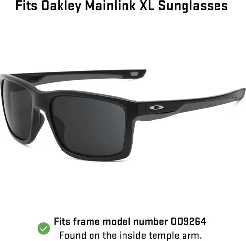 Vista 2 de Revant Lentes de repuesto para gafas de sol Oakley Mainlink XL OO9264 - No Polarizadas Stealth Black