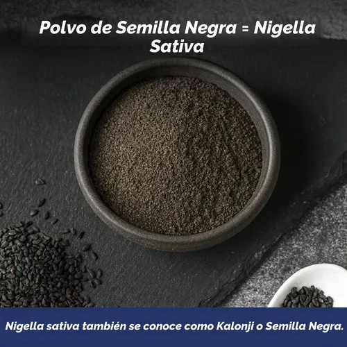 Vista 3 de Spice Profile Polvo orgánico de nigella de semillas negras 4 onzas