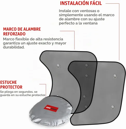 Vista 2 de Parasol de ventana lateral para semircamión, ajuste personalizado para Freightliner Cascadia (todos los años), protección UV interior, fácil