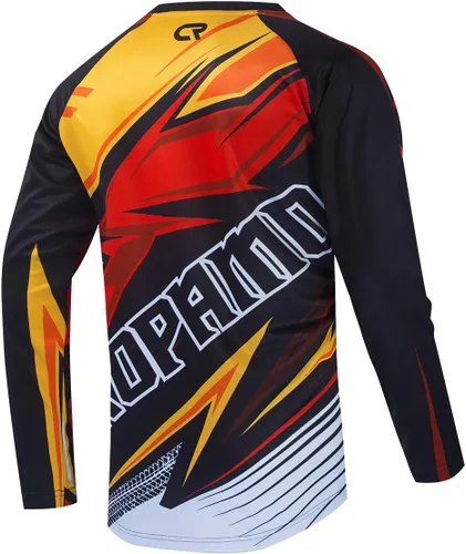 Vista 2 de Coconut Ropamo Camiseta de ciclismo de montaña para hombre, manga larga, MTB Maillot de ciclismo BMX Downhill Motocross