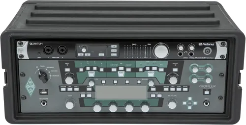 Vista 8 de SKB Estuche Roto Rack 4U Poco Profundo – Protector de equipo de polietileno duradero, apilable, impermeable con pestillos giratorios y patas de goma