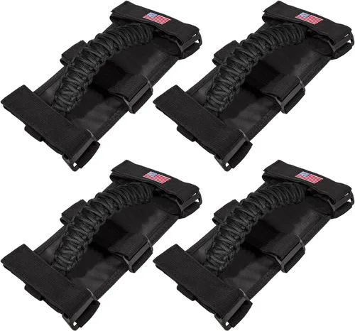Vista 38 de Asas de agarre para Jeep Wrangler JK JKU JL JLU TJ YJ Sports Sahara Freedom Rubicon Unlimited Gladiator JT 1955-2023 UTV ATV Accesorios Premium 550