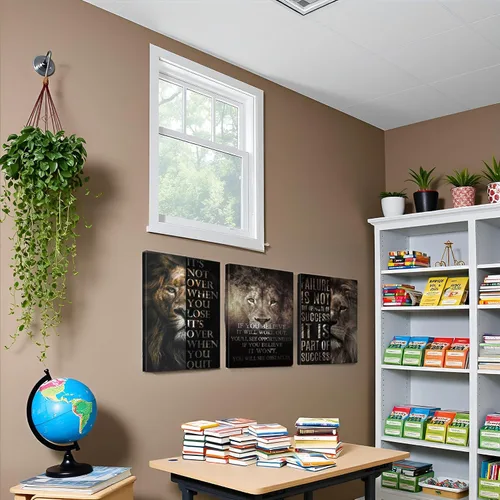 Vista 3 de LANIFANT 3 piezas motivacionales de arte de pared, carteles inspiradores, citas positivas, decoración de pared, decoración de oficina, imágenes