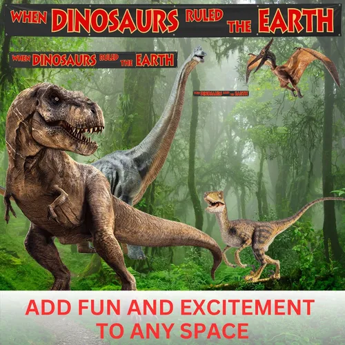 Vista 2 de Cartel de When Dinosaurs Ruled the Earth (2 x 20 pulgadas)