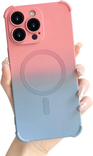 Vista 18 de Funda magnética para iPhone 12 de 6.1 pulgadas con protector de lente de cámara, protección contra caídas [compatible con Magsafe] Funda delgada