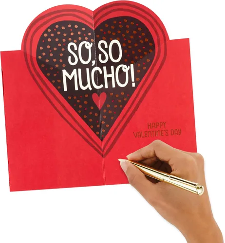 Vista 5 de Hallmark - Tarjeta desplegable para el día de San Valentín (Love Ya Mucho)
