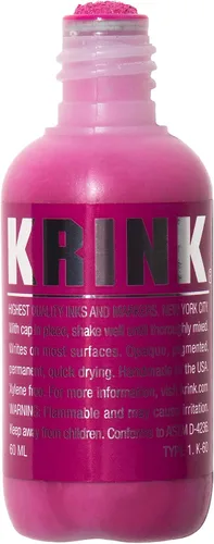 Vista 11 de Krink K-60 Marcador de Pintura Rojo - Marcadores de Graffiti de Bellas Artes Vibrantes y Opacos para Lienzo, Metal, Vidrio, Papel y Más - Marcador