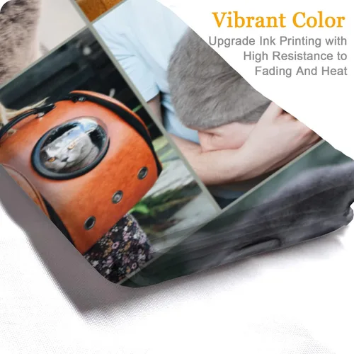 Vista 6 de Cortina de ducha personalizada divertida, impermeable, forros para cortina de ducha para hacer tus propias fotos, texto de fondo con 12 ganchos