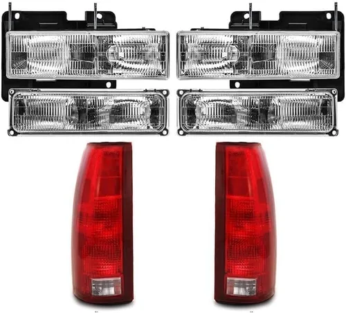 Vista 13 de EPIC LIGHTING Juego de luces traseras de repuesto compatibles con Chevrolet 92-00 Blazer [combo de 4 piezas] 9200BLZ04PC