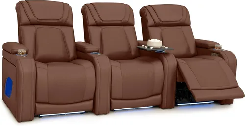 Vista 82 de Seatcraft Caliente Asiento de cine en casa Tabaco Sillón Individual