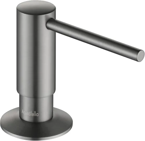 Vista 14 de AguaStella ASF026BG Dispensador de jabón integrado dorado cepillado brillante para fregadero de cocina con botella de jabón bomba de encimera
