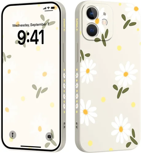Vista 26 de LEECG Funda para iPhone 12 Pro Max, diseño creativo con estampado floral de mariposa de astronauta, funda de teléfono antiarañazos, forro
