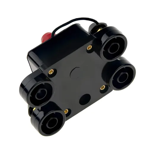 Vista 5 de Disyuntor de CC 50A con soporte de fusibles de sistema solar casero