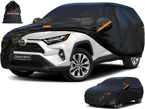 Vista 129 de Kayme Cubierta de auto SUV de 7 capas ajuste personalizado para BMW X1 (2009-2025), impermeable, para todo tipo de clima, para automóviles, cubierta