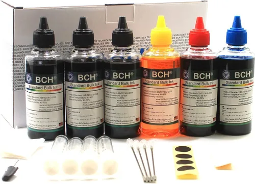 Vista 2 de BCH KD600X-CU - Tinta de repuesto universal estándar – Tinta a granel de 20.3 fl oz para todas las impresoras de inyección de tinta
