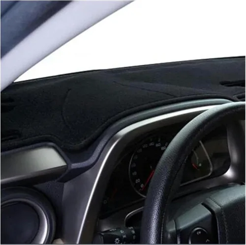 Vista 3 de KAYJAE Tapete para cubierta de salpicadero de coche, para Mazda CX-3 CX3 2016 2017 2018, RHD borde negro, antideslizante, cubierta de salpicadero