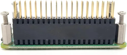Vista 3 de Kit de hardware HAT con cabezales de pines GPIO y PoE 2x20 y 2x2 Cabezales apilables y separadores extra altos, compatibles con Raspberry Pi 5