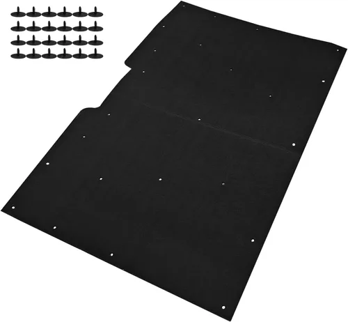 Vista 9 de Almohadilla aislante de capó con clips de repuesto compatible con Chevy/con camioneta GMC Jimmy Suburban 1981-1987