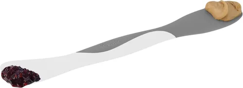 Vista 3 de Tovolo Elements Scoop and Spread - Herramienta esparcidora de sándwich de silicona grande de doble extremo con mango de nailon, sin BPA, apta