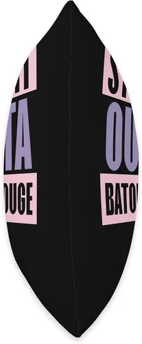 Vista 2 de Majorette Gymnastic Dancing Baton Twirl Straight Outta Rouge Twirler Baton - Almohada giratoria, 18 x 18 pulgadas, multicolor