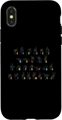 Vista 5 de Sign Language Alphabet Design Case for iPhone 17