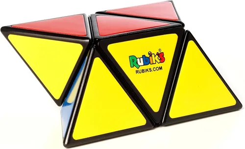 Vista 6 de Rubik's Cubo, pirámide, pirámide de Rubik's para resolver problemas, rompecabezas clásico a juego de colores, juguete para ansiedad, rompecabezas